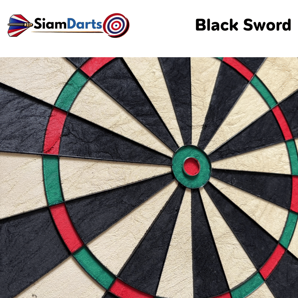 กระดานปาเป้า SIAMDARTS BLACK SWORD DARTBOARD 18"